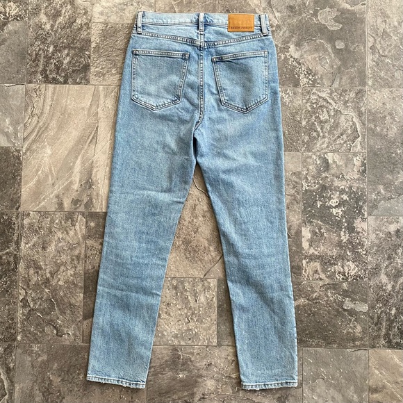 Denim Forum The Yoko High Rise Slim 28L Limited Edition Size 27 Sold Out NWOT - Picture 9 of 9